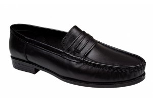 Mocasini barbati casual din piele naturala - Model Negru GKR13N